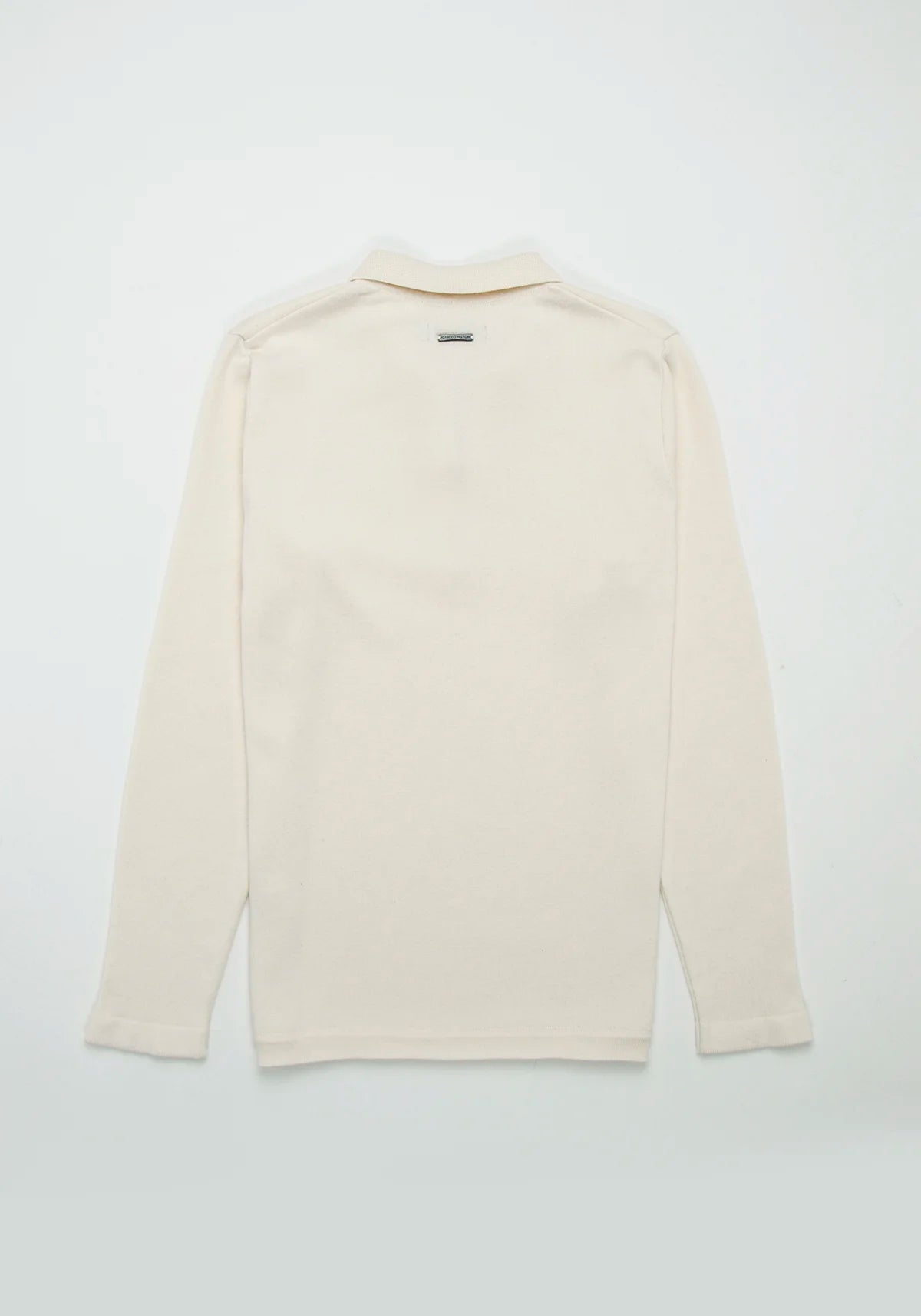 Saco Camisero Half Zip Algodón Crema